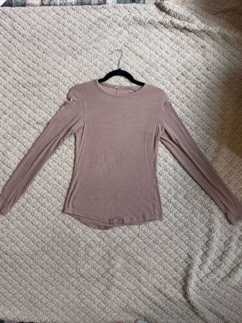 Lululemon Women’s Long Sleeve Crewneck Top - Dusty Mauve